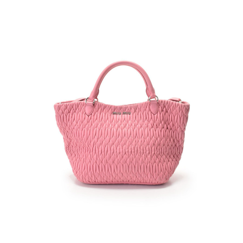 Miu Miu Nappa Crystal Bag Pink